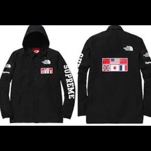 supreme the north face expedition coaches jacket black